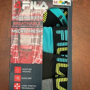 FILA breathable mesh boxer briefs size medium